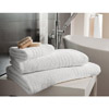 Combed Cotton Bath Towel White