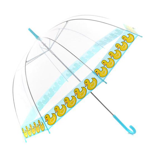 Clear Dome Umbrella Ducks