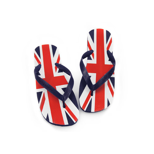 Mens Union Jack Flip Flops