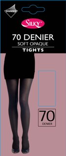 Ladies Soft Opaque Tights 70 Denier