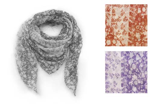 Ladies Patterned Scarf