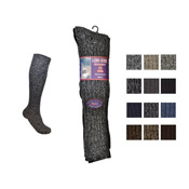 Aler Mens Long Wool Chunky socks 6-11