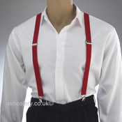 Dark Red Braces