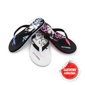 Ladies Flip Flops with Daisies