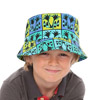 Childrens Surf Print Bush Hat