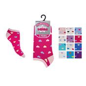 Trainer Socks with Hearts