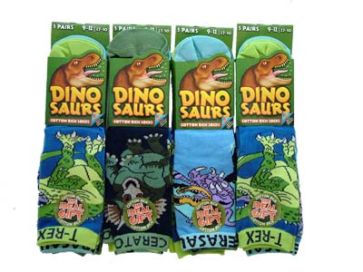 Boys Dinosaur Kids Computer Novelty Socks