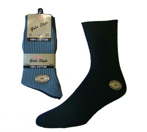 4-6 100% Cotton Socks