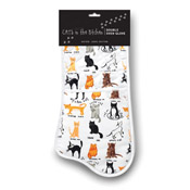 Cat Print Double Oven Glove