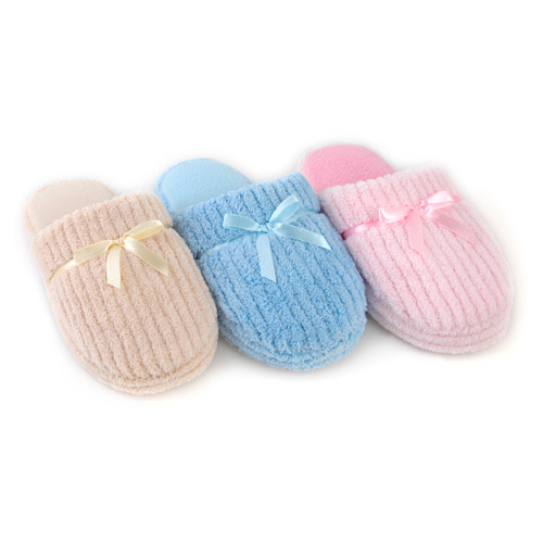 Mule Slippers with Bow