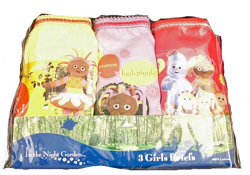 Kids Character Briefs In the Night Garden 1.75 each