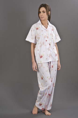 Short Sleeved Long Leg Jersey Pyjamas