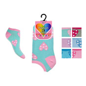 Trainer Socks Spotty Heart