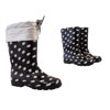 Childrens Spotty Wellies with Detachable Liner