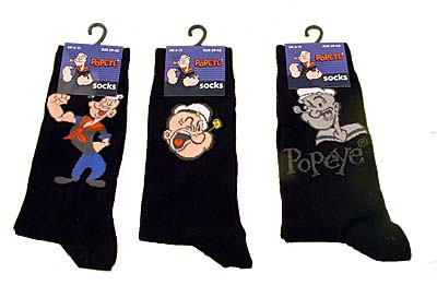 Mens Popeye Sailorman Socks  56p per pair