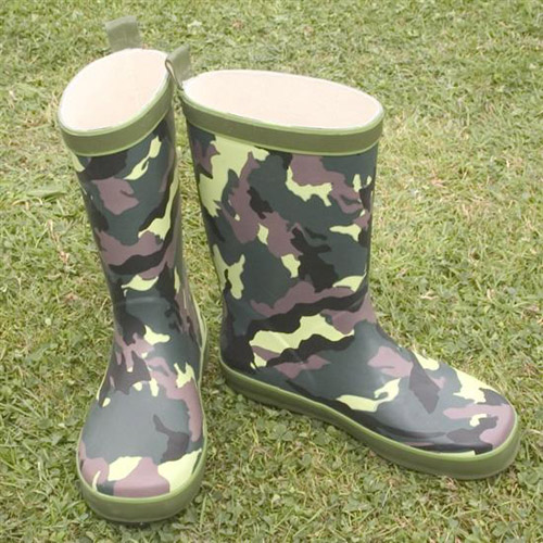 Childrens Camouflage Wellies
