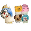Animal Face Fingerless Gloves