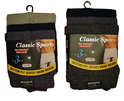 Mens Plain Big Size Boxer Shorts