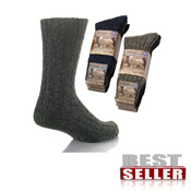 Mens Chunky Boot Socks Wool
