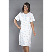 Short Sleeve Nightie Square Neck