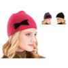 Ladies Beanie Hats with Bow