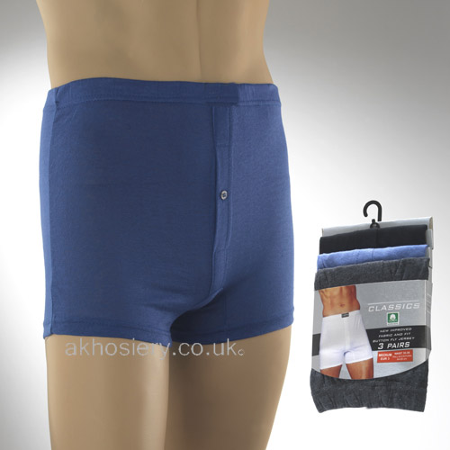 Mens Plain Boxer Shorts