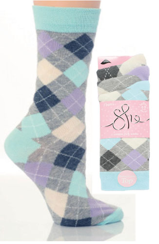 Design Ankle Socks Argyle