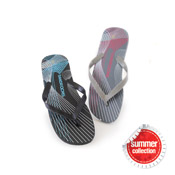 Mens Flip Flops Multi Stripes
