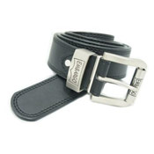 Leather Lined Belt Wide with Logo