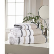 Egyptian Cotton Hand Towel White Stripe