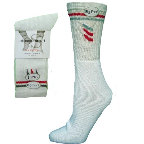 Big Foot Mens 11-13 Sport Socks