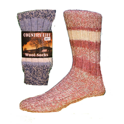 Ladies Chunky Wool Mix 4-7