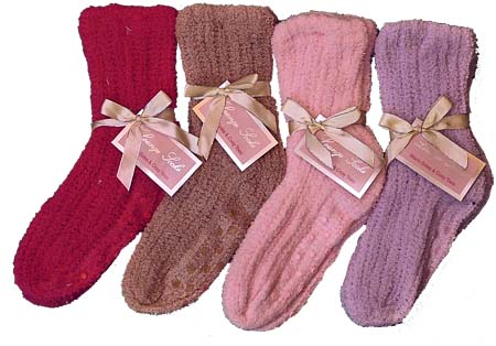 luxury Lounge Sock with gripper 1.12 each