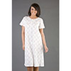 Short Sleeved Nightie with Round Neck Lace