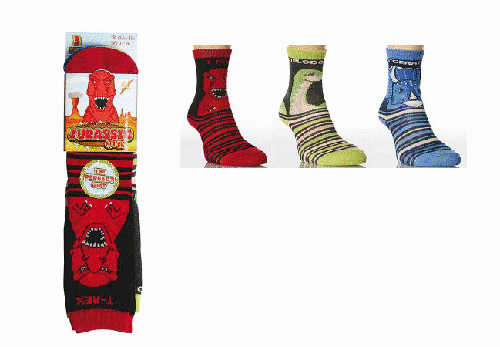 Boys Jurassic Giant Computer Socks