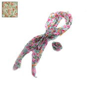 Neck Scarves Flower Print