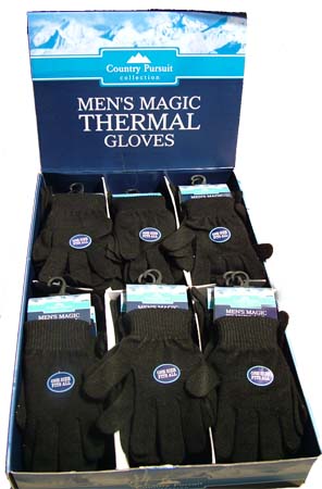 Mens Thermal Boxed Magic Gloves