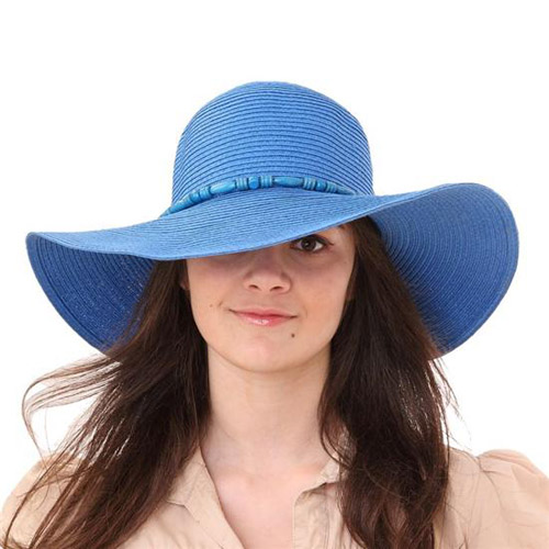 Ladies Wide Brim Crushable Hat