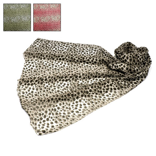 Leopard Print Scarves brown & grey prints