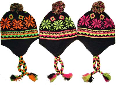 Neon Peruvian Hats