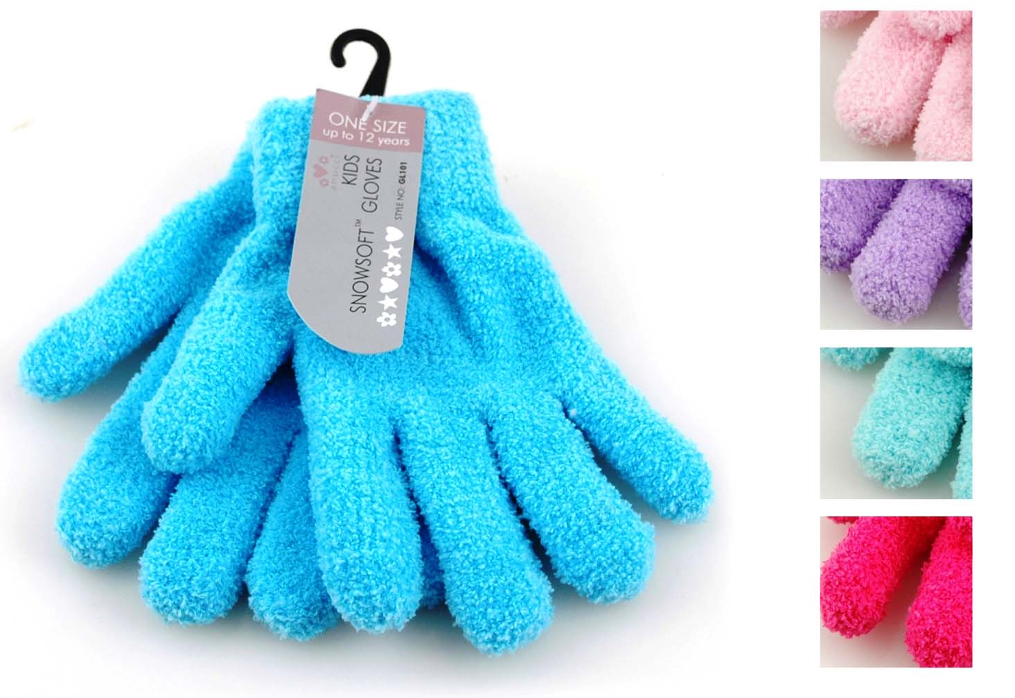 Kids Snow Soft Gloves 39p pair