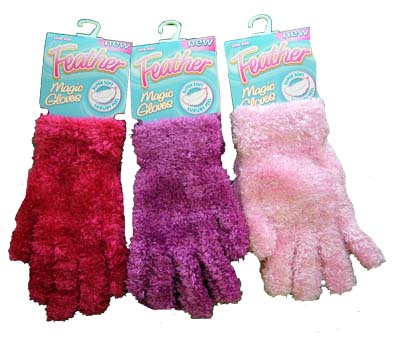 Ladies Feather Magic Gloves