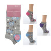Trainer Socks With Flower Pattern