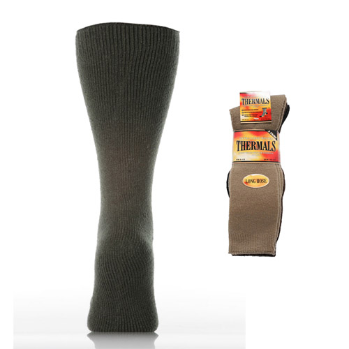 Mens Long Thermal Socks By David James