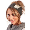 Headband with Lurex Bead Aplique
