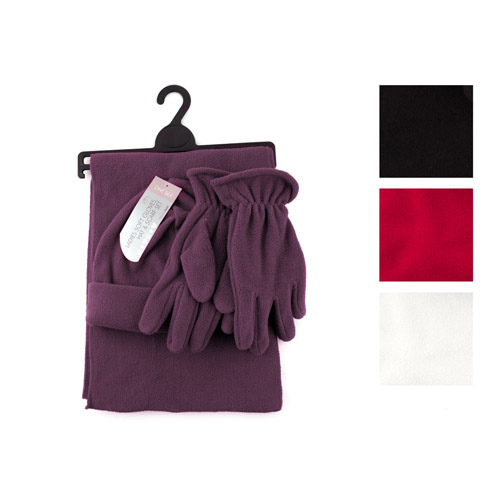 Ladies Hat Scarf & Glove Set
