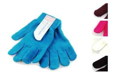 Ladies Coloured Magic Gloves