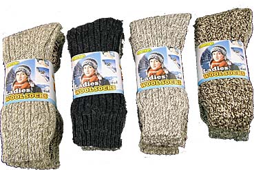 Ladies Wool Socks 4-7