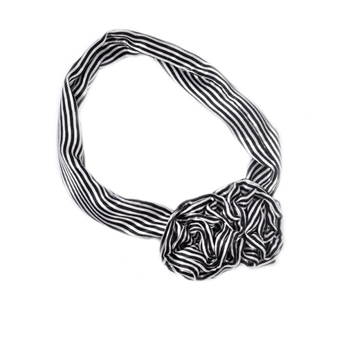 Stripe Satin Wire Headbands