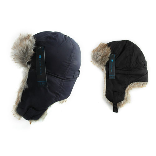 Boys Trapper Hats with fake Fur